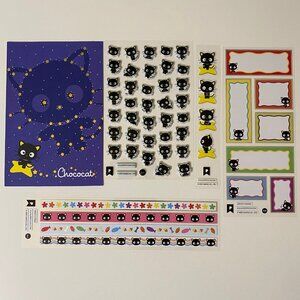 Sanrio Pipsticks Hello Kitty & Friends Chococat Stickers & Postcard Set